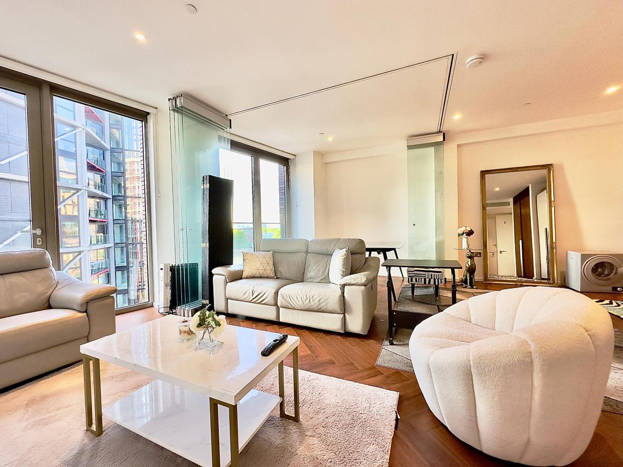 Lavish Penthouse River View Fast Wifi - Luxurylondonstays Bagian luar foto