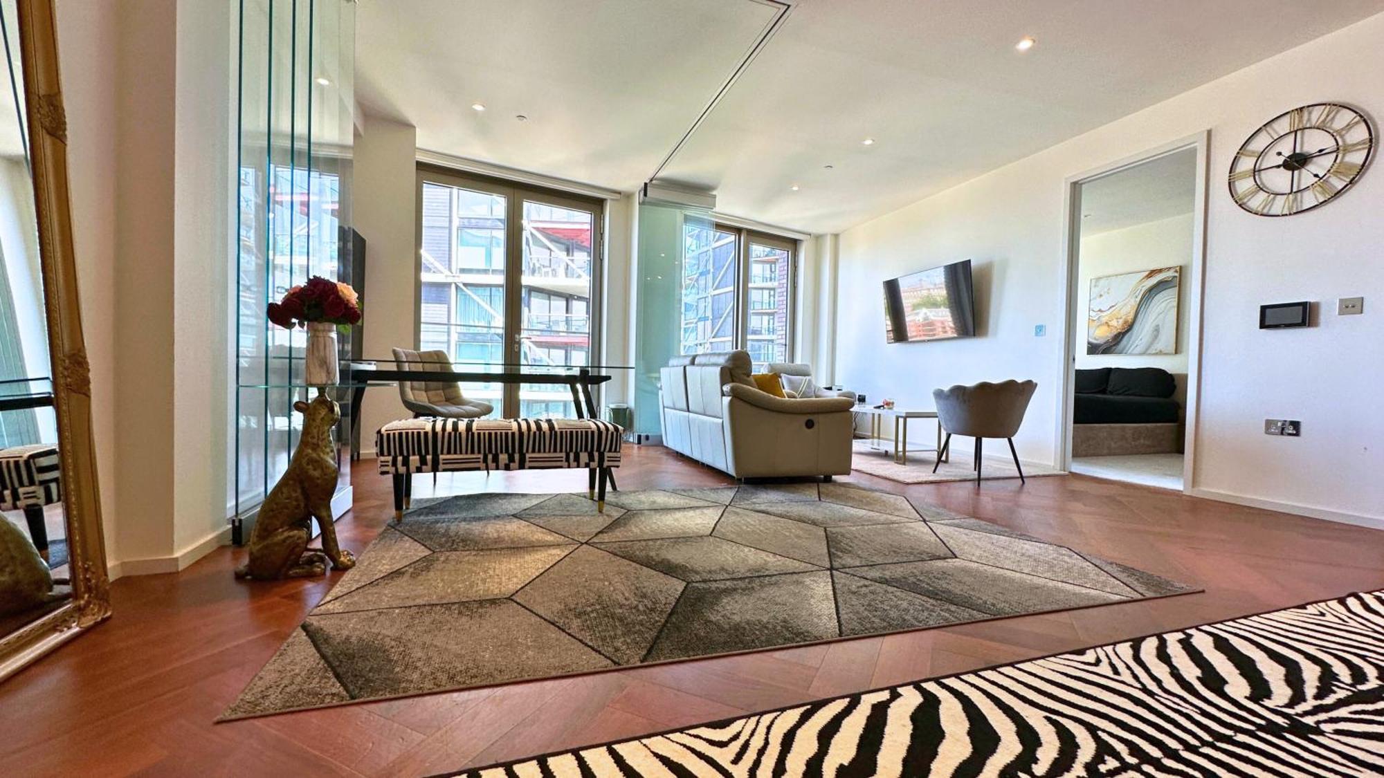 Lavish Penthouse River View Fast Wifi - Luxurylondonstays Bagian luar foto