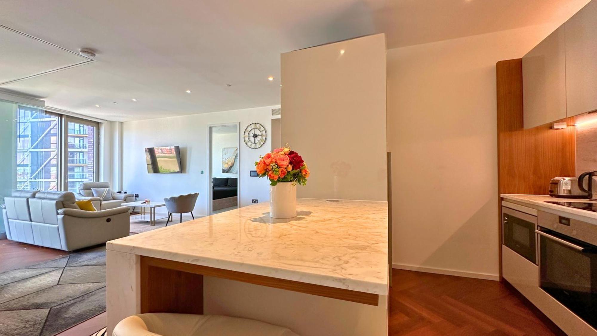 Lavish Penthouse River View Fast Wifi - Luxurylondonstays Bagian luar foto