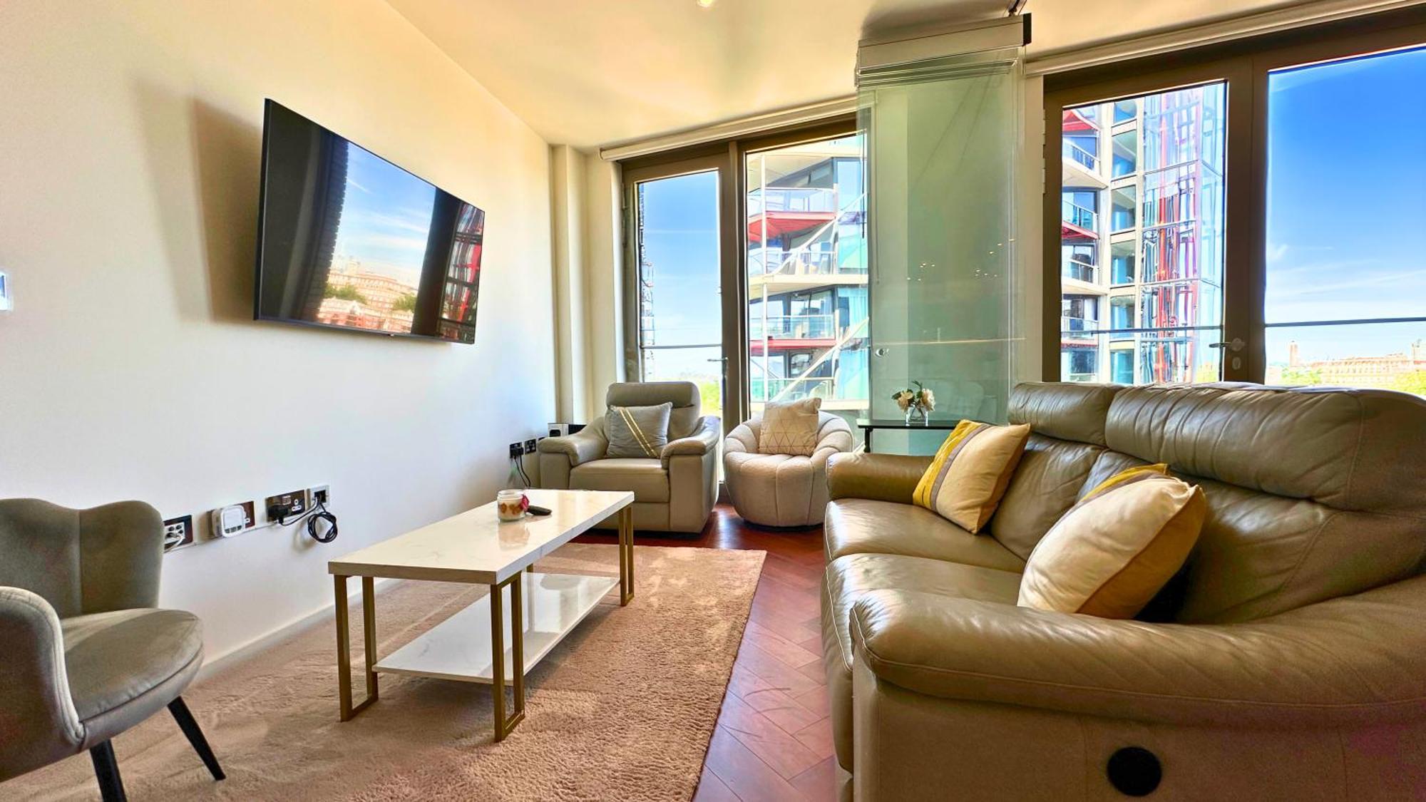 Lavish Penthouse River View Fast Wifi - Luxurylondonstays Bagian luar foto